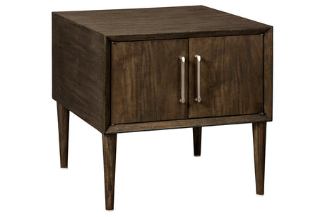Kisper Dark Brown End Table -  - Luna Furniture