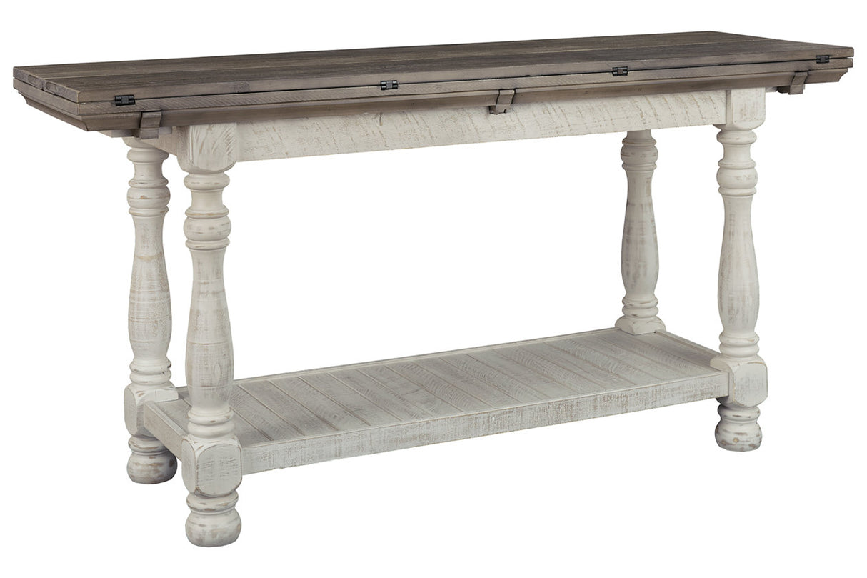 Havalance Gray/White Sofa/Console Table from Ashley - Luna Furniture