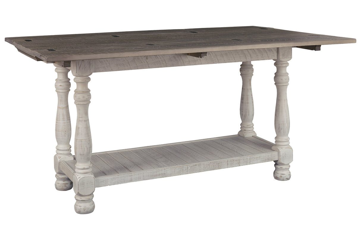 Havalance Gray/White Sofa/Console Table from Ashley - Luna Furniture