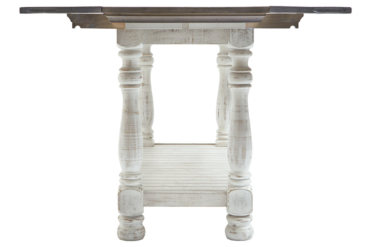 Havalance Gray/White Sofa/Console Table from Ashley - Luna Furniture