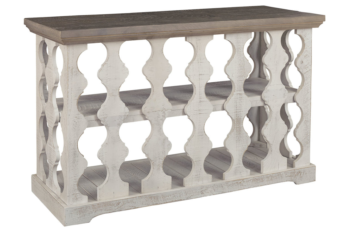 Havalance Gray/White Sofa/Console Table from Ashley - Luna Furniture