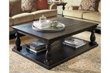 Mallacar Black Coffee Table -  - Luna Furniture