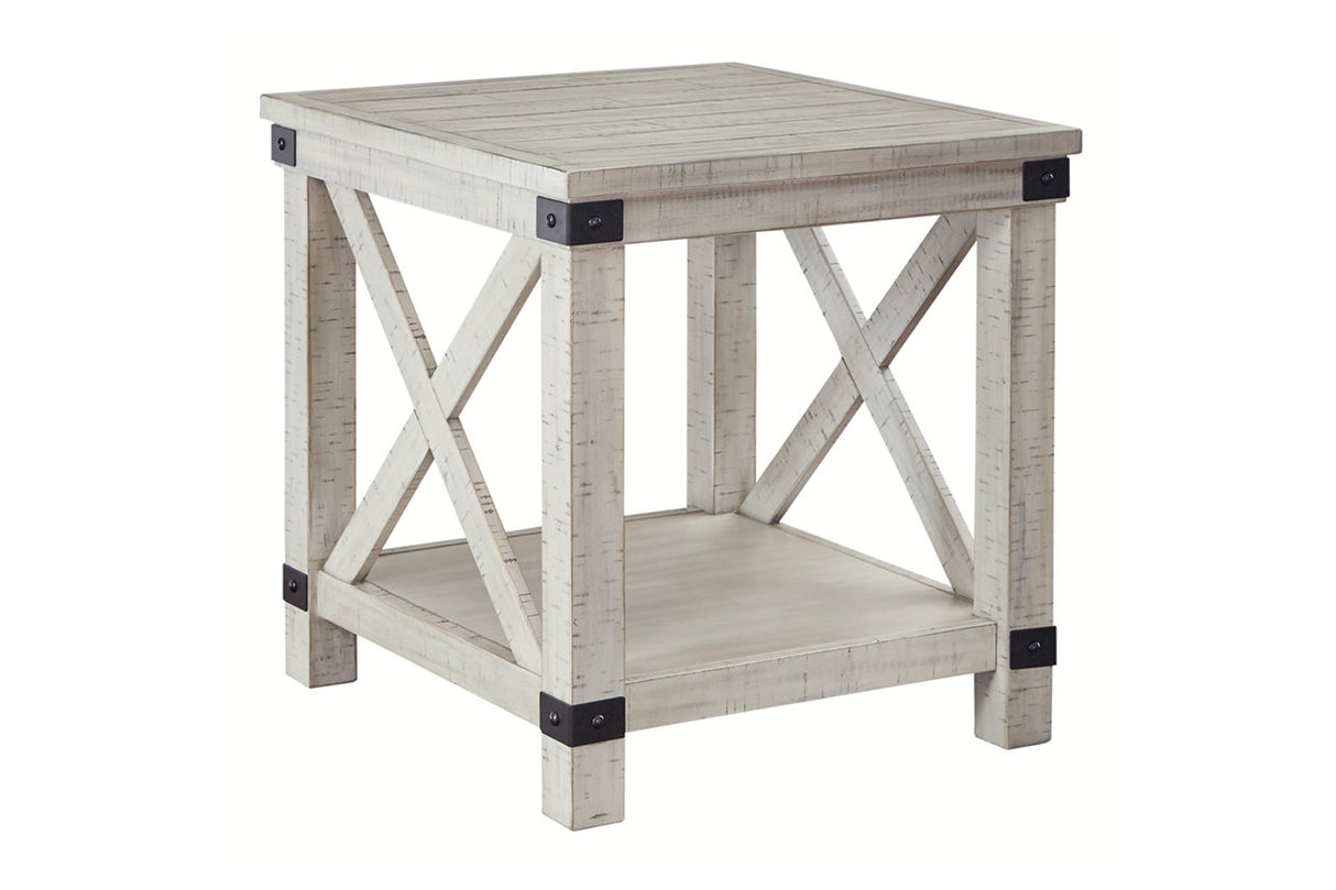 Carynhurst Whitewash End Table from Ashley - Luna Furniture