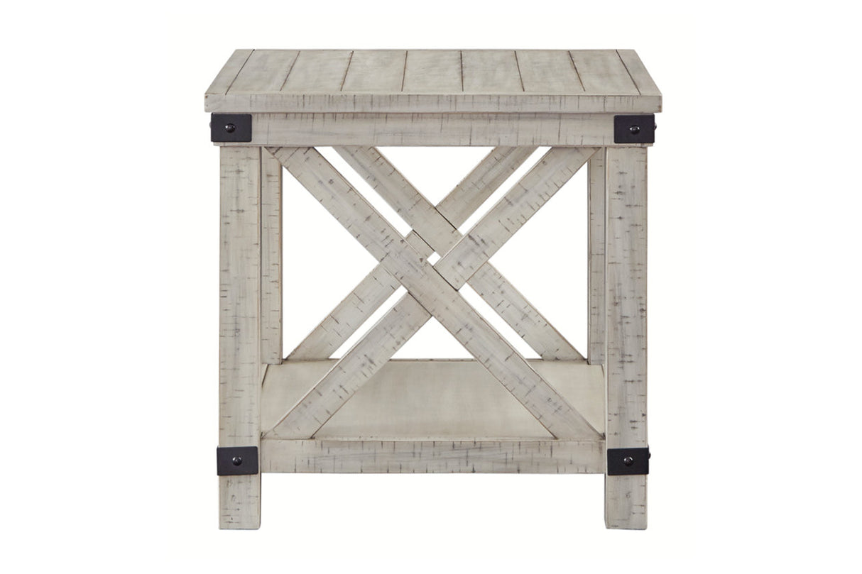Carynhurst Whitewash End Table from Ashley - Luna Furniture