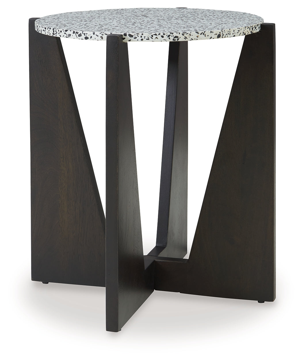 Tellrich Black/White Accent Table from Ashley - Luna Furniture