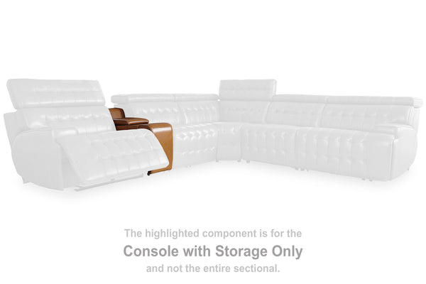 Temmpton Chocolate Console with Storage