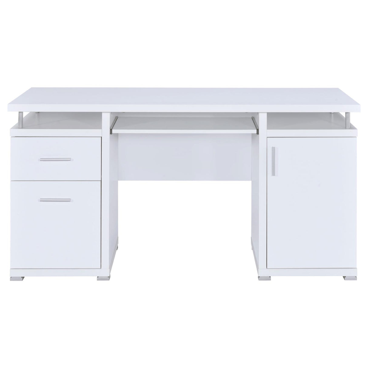 Tracy White 2-Drawer Computer Desk from Coaster - Luna Furniture