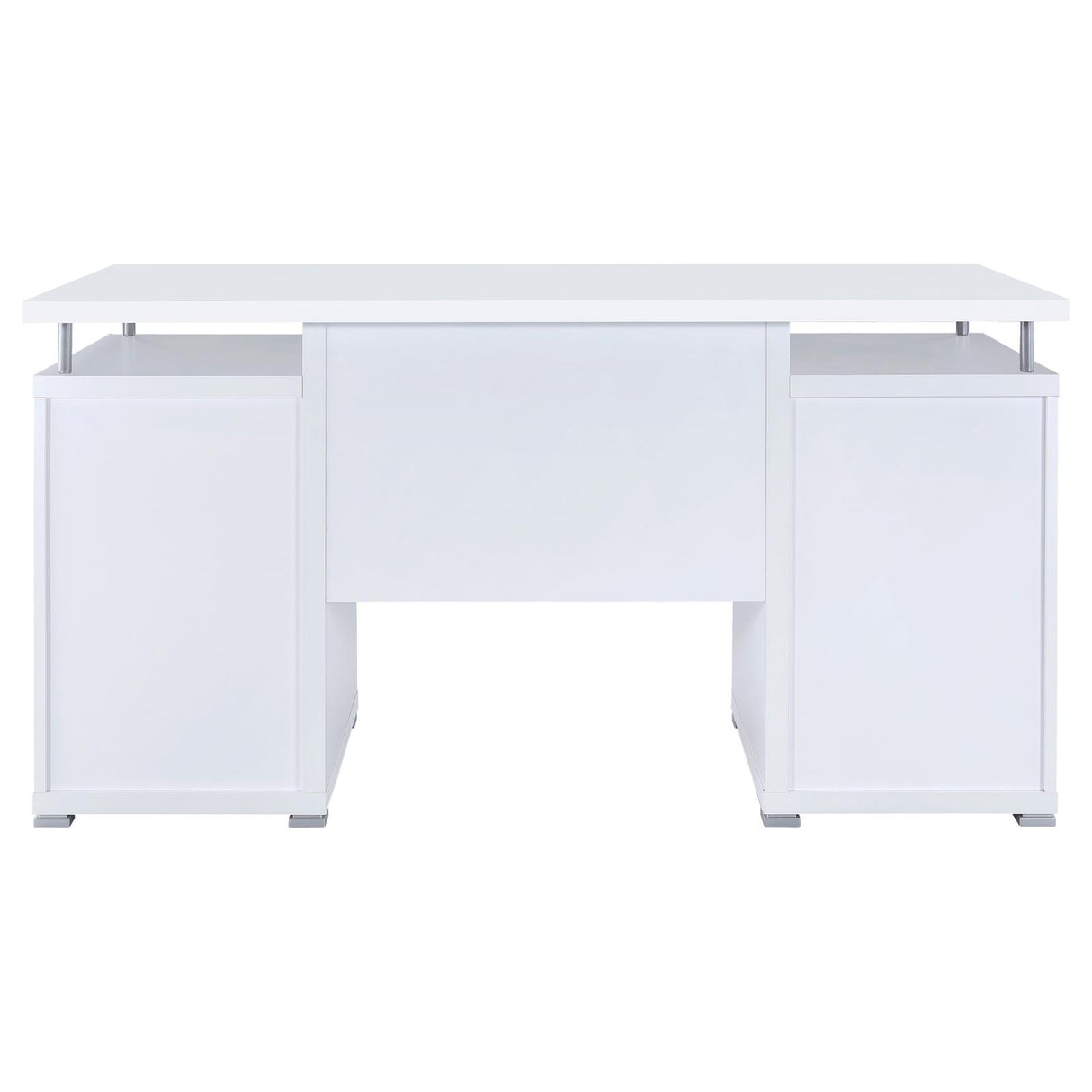 Tracy White 2-Drawer Computer Desk from Coaster - Luna Furniture