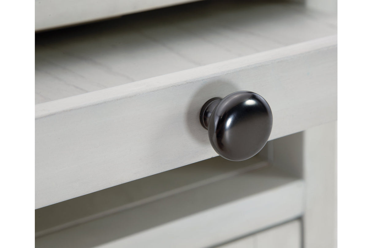 Treytown Antique White Chairside End Table from Ashley - Luna Furniture