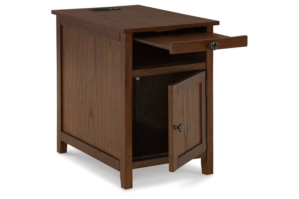 Treytown Brown Chairside End Table from Ashley - Luna Furniture