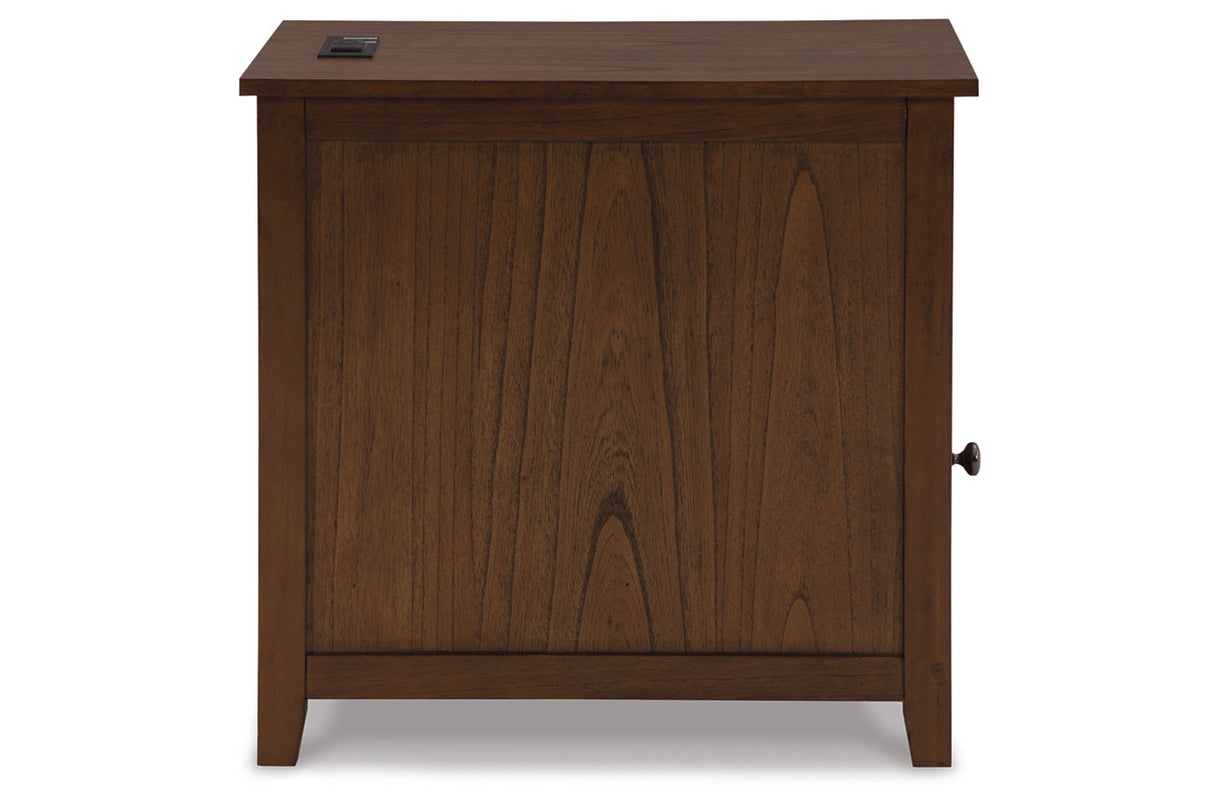 Treytown Brown Chairside End Table from Ashley - Luna Furniture