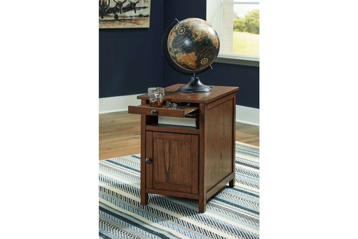 Treytown Brown Chairside End Table from Ashley - Luna Furniture