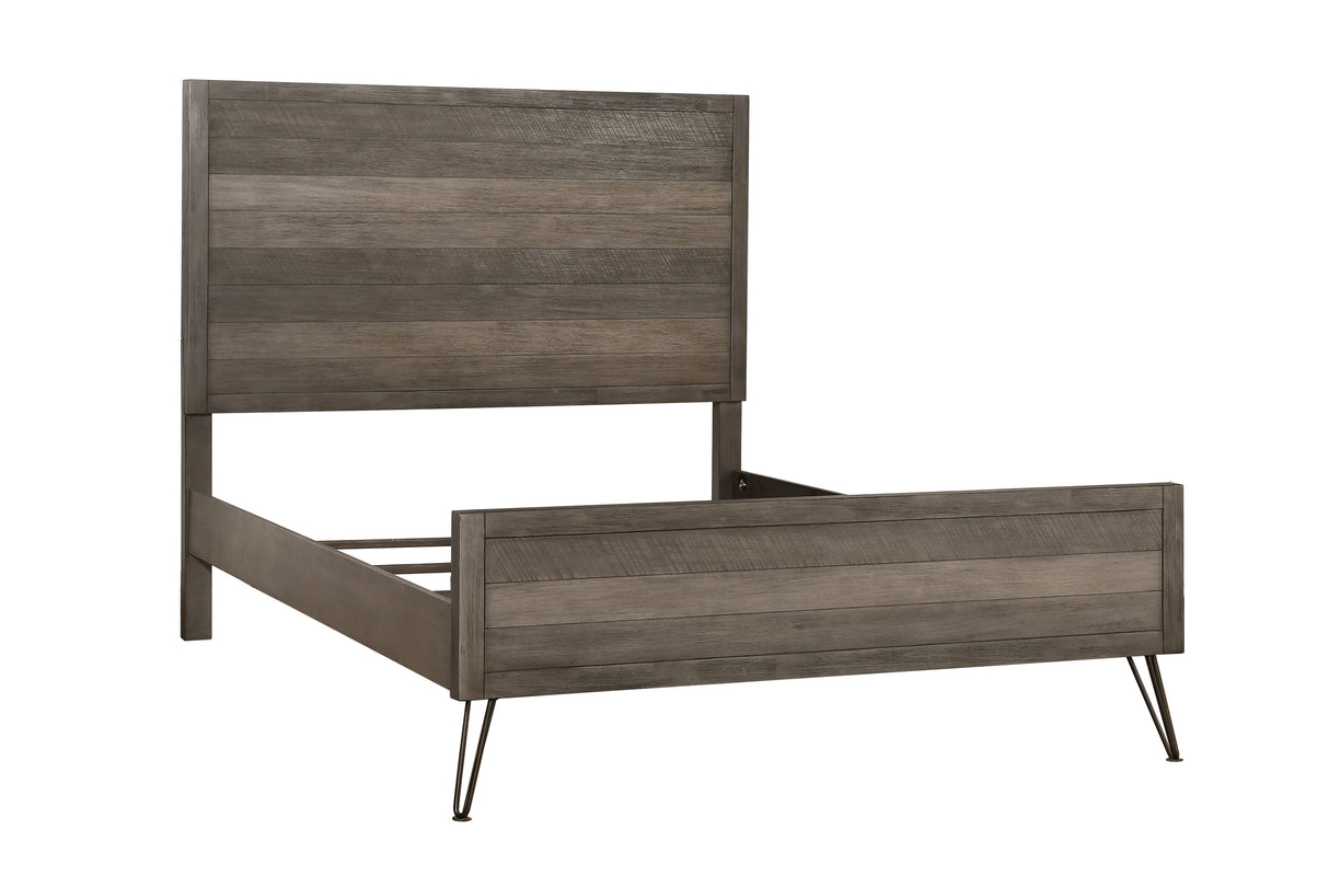 Urbanite Gray King Panel Bed from Homelegance - Luna Furniture