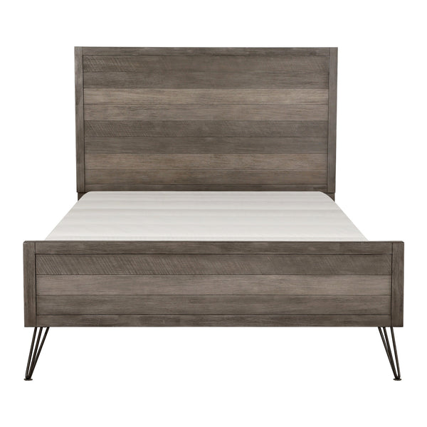 Urbanite Gray Queen Panel Bed