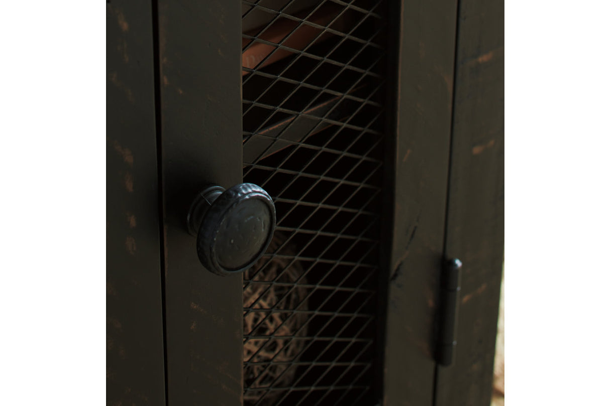 Valebeck Black/Brown Chairside End Table from Ashley - Luna Furniture