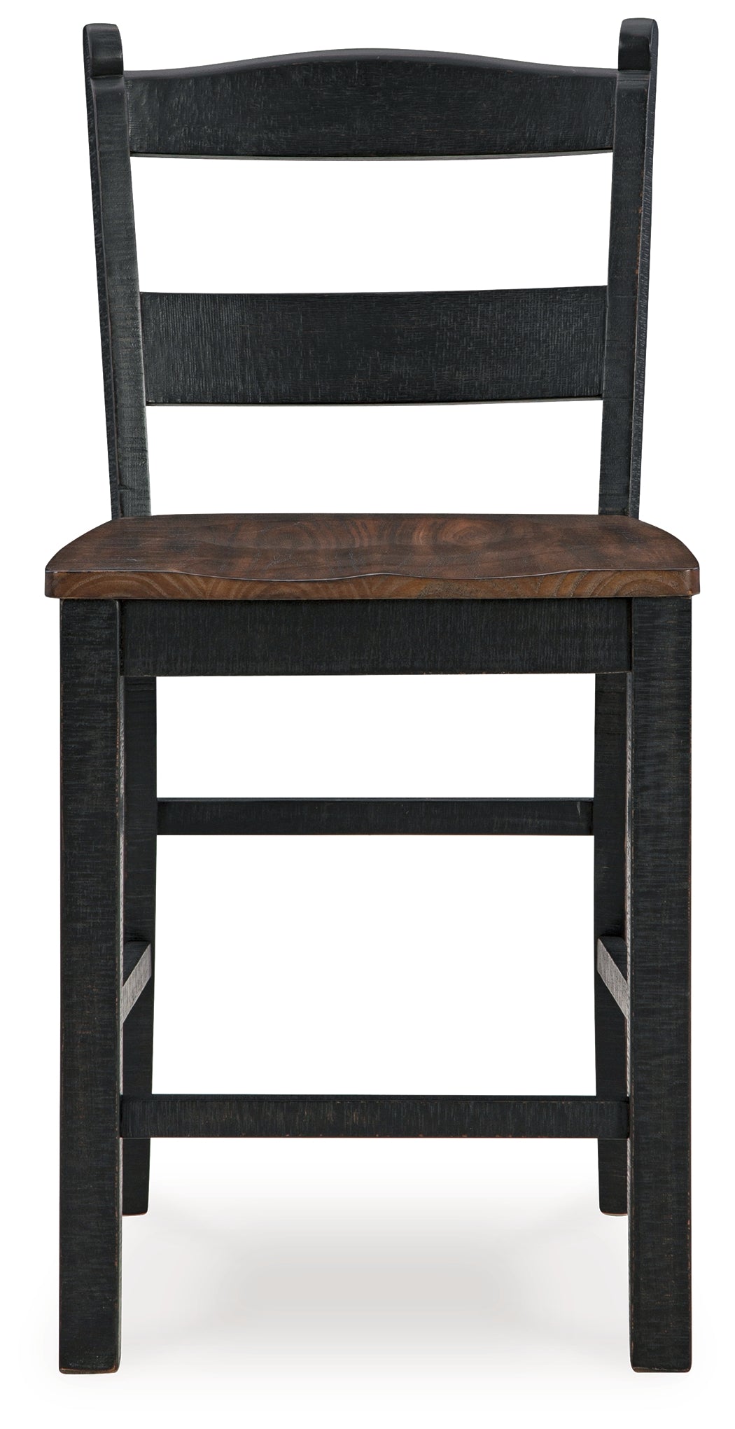 Valebeck Black/Brown Counter Height Barstool, Set of 2 from Ashley - Luna Furniture