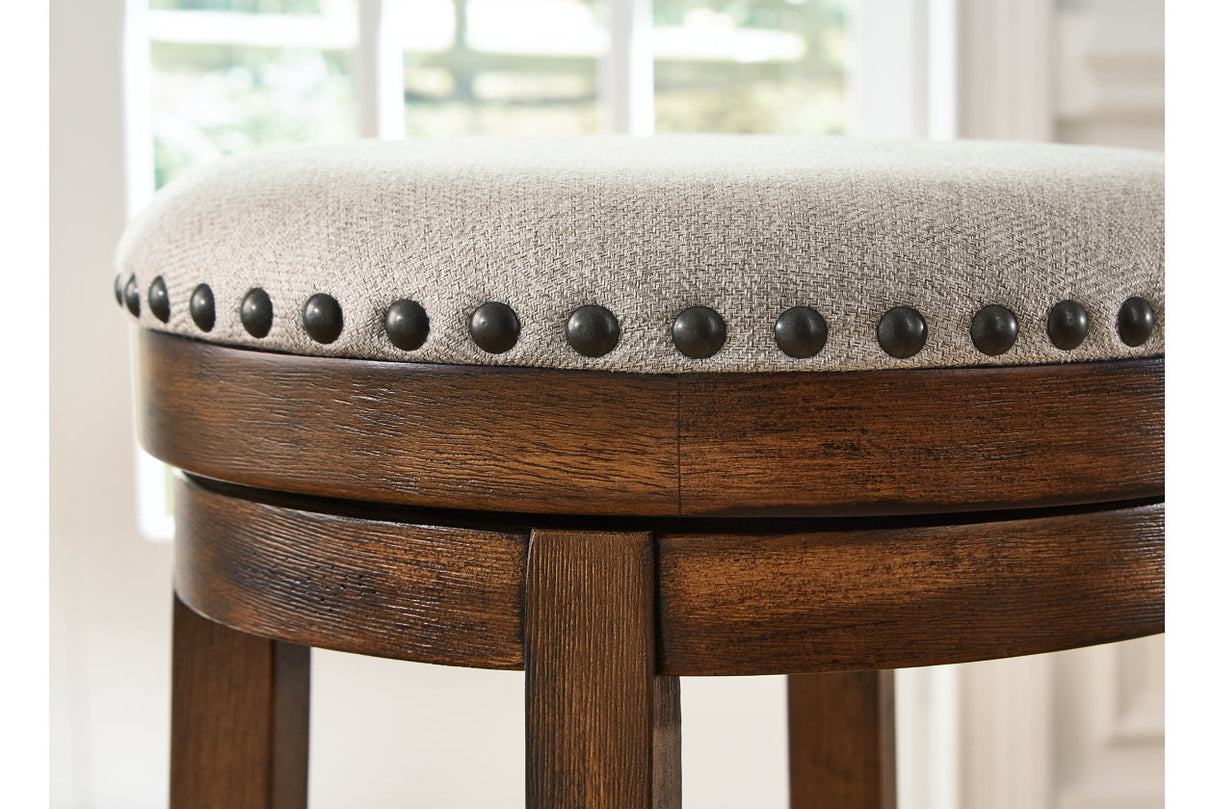 Valebeck Brown/Black Counter Height Stool from Ashley - Luna Furniture