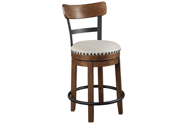 Valebeck Brown Counter Height Barstool