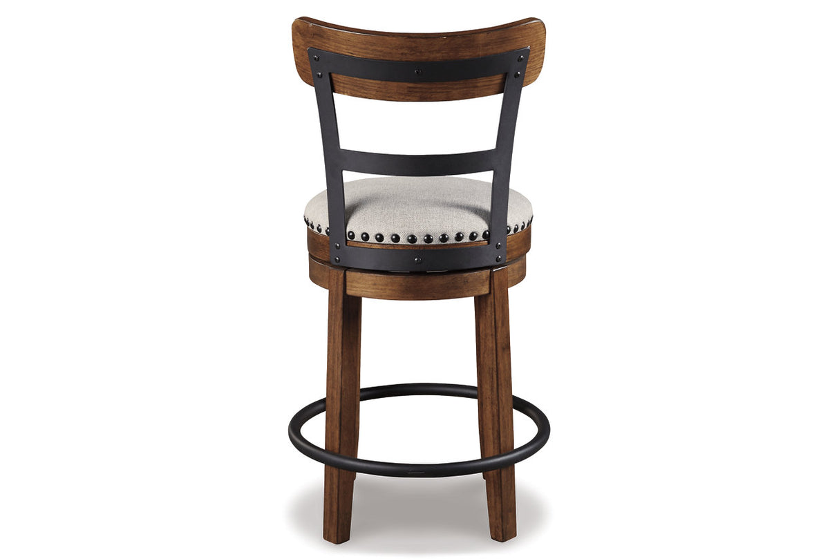 Valebeck Brown Counter Height Barstool from Ashley - Luna Furniture