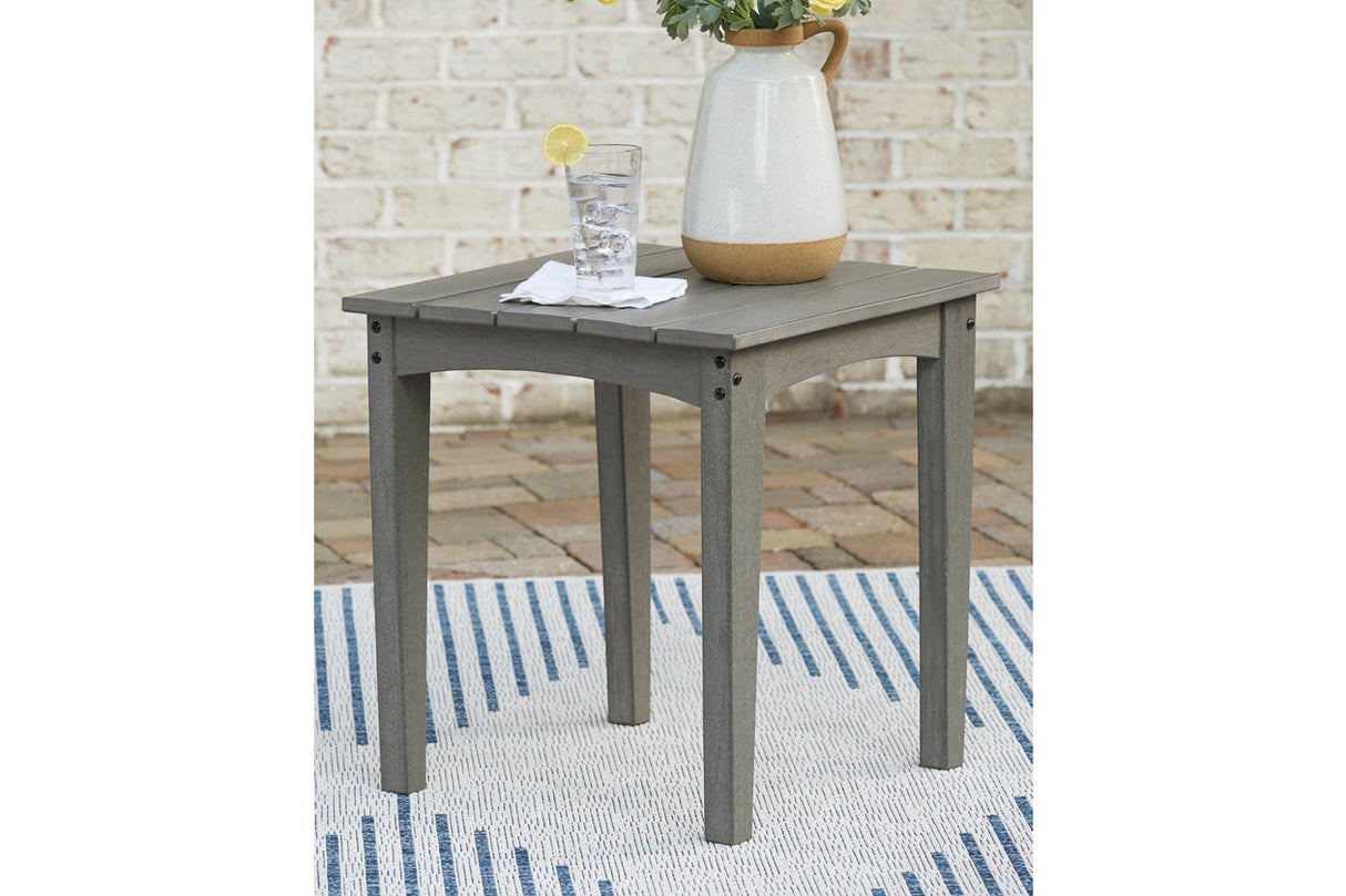 Visola Gray Outdoor End Table from Ashley - Luna Furniture