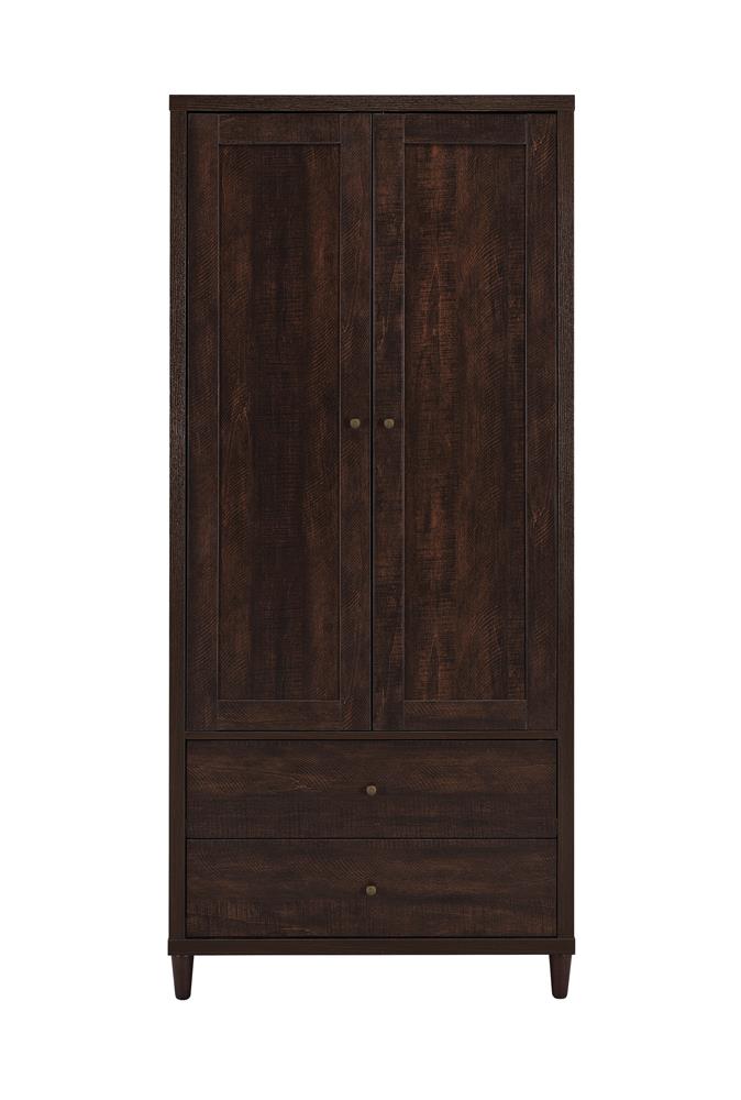 Wadeline Rustic Tobacco 2-Door Tall Accent Cabinet from Coaster - Luna Furniture