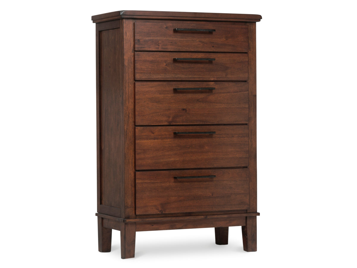 Watson Brown Upholstered Storage Panel Bedroom Set from Homelegance - Luna Furniture