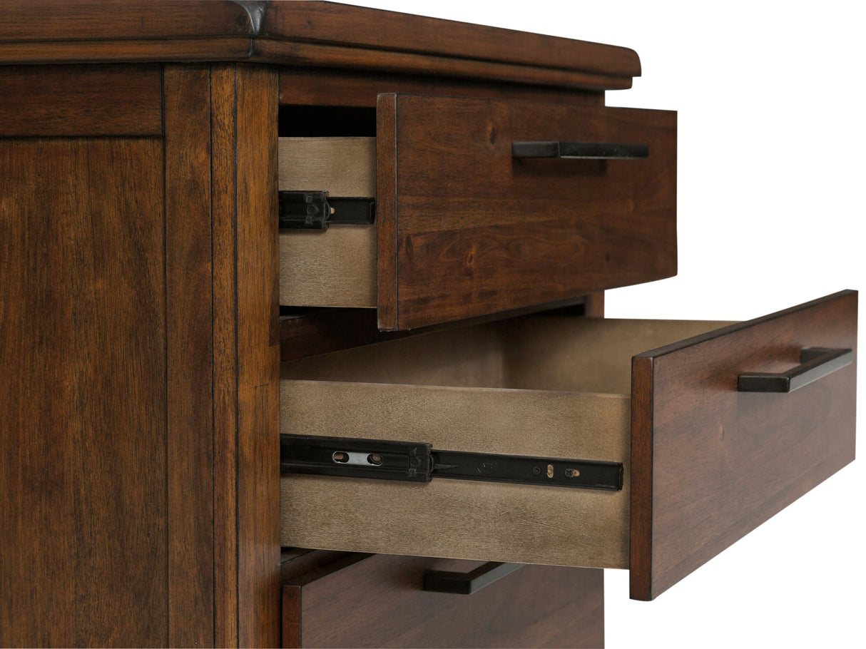 Watson Brown Upholstered Storage Panel Bedroom Set from Homelegance - Luna Furniture