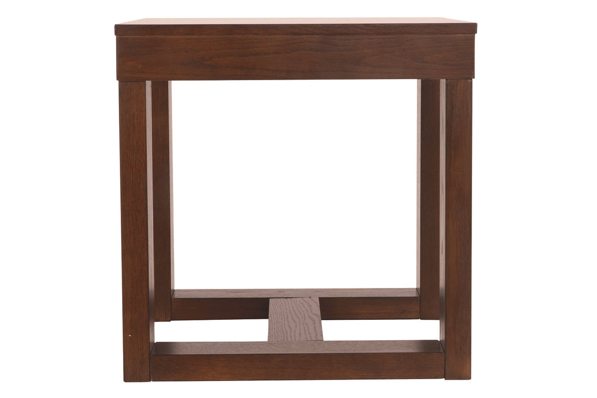 Watson Dark Brown End Table from Ashley - Luna Furniture