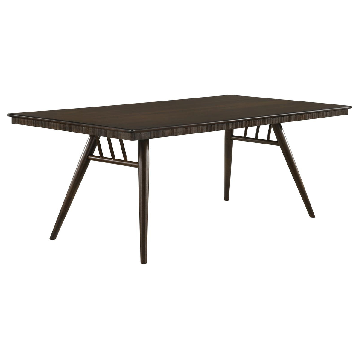Wes Gray and Dark Walnut 7-Piece Rectangular Dining Set from Coaster - Luna Furniture