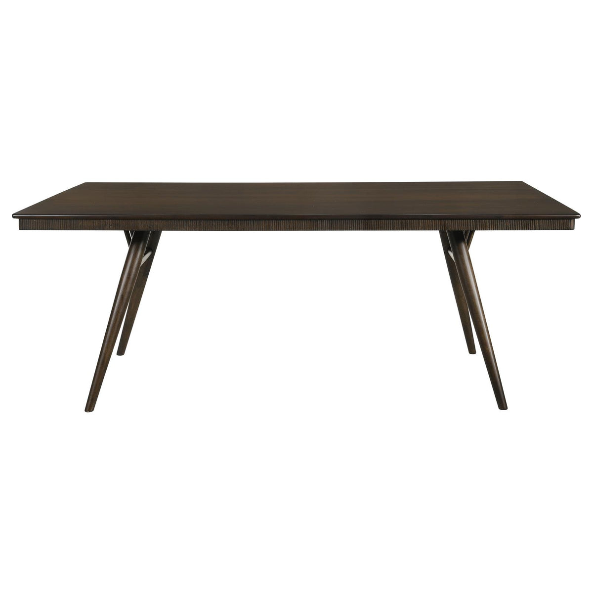 Wes Gray and Dark Walnut 7-Piece Rectangular Dining Set from Coaster - Luna Furniture