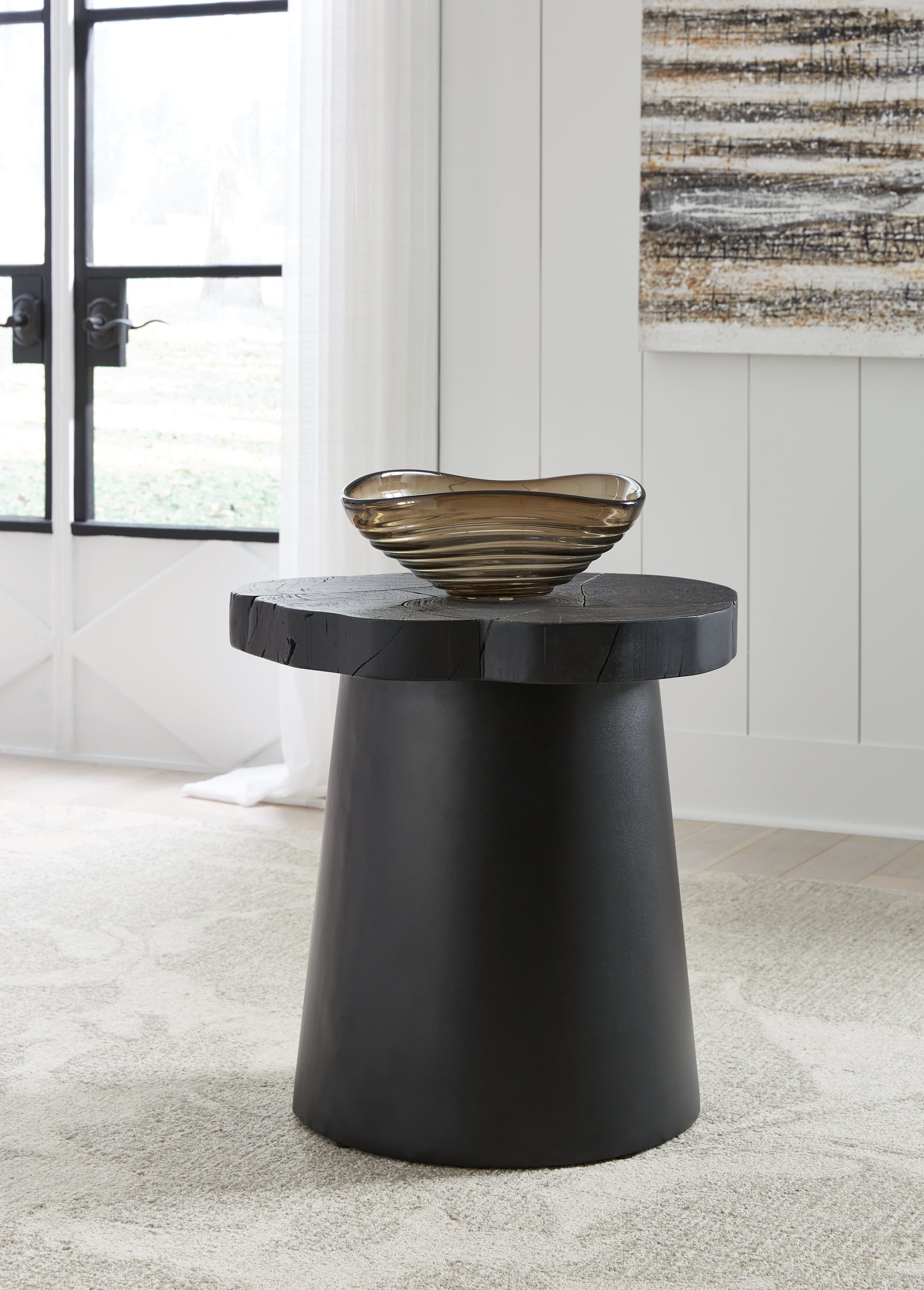 Wimbell Black End Table - Luna Furniture