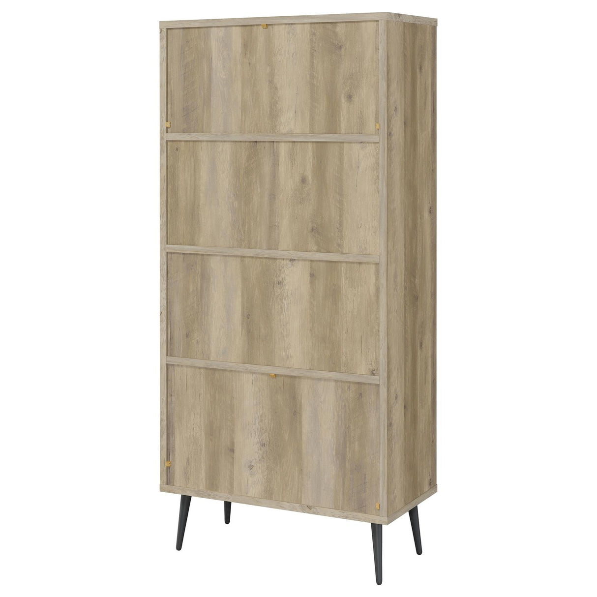Winifred Antique Pine 3-Shelf Engineered Wood Bookcase with Drawers from Coaster - Luna Furniture
