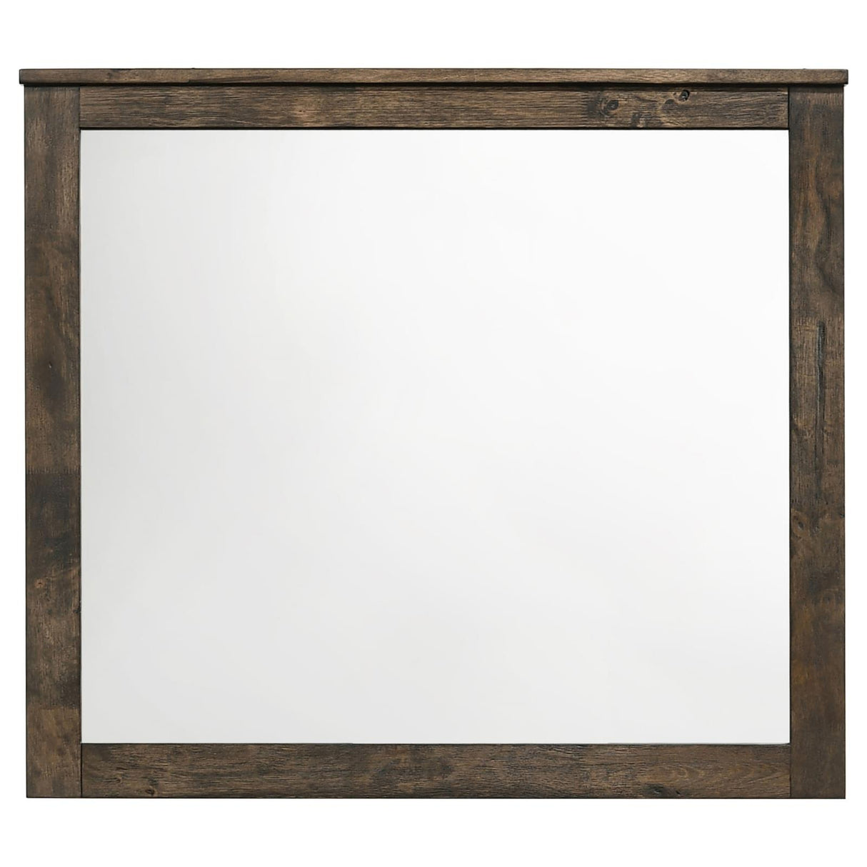Woodmont Rustic Golden Brown Rectangle Mirror (Mirror Only) from Coaster - Luna Furniture