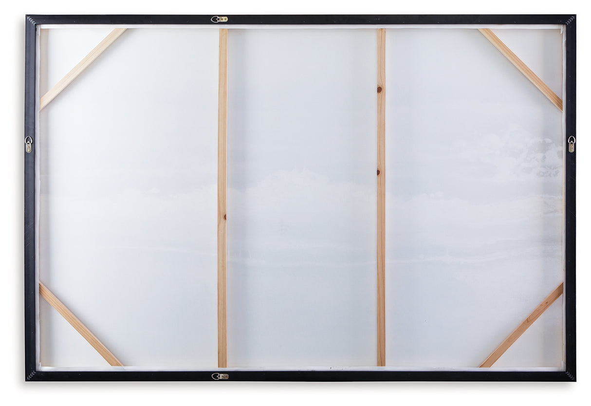Acebell Gray/White Wall Art - A8000401 - Luna Furniture