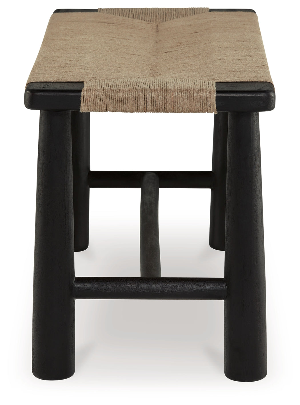 Acerman Black/Natural Accent Bench from Ashley - Luna Furniture