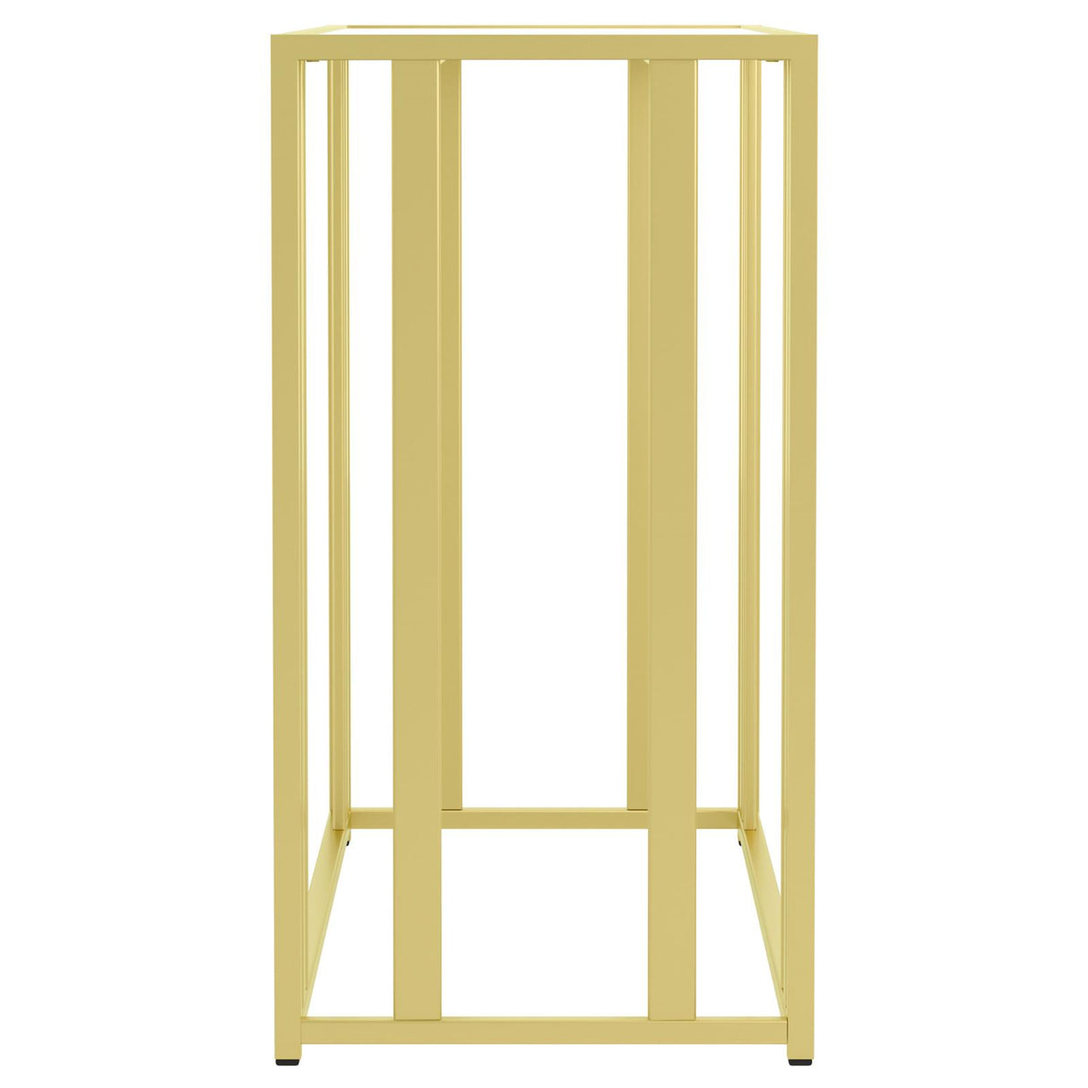 Adri Matte Brass Metal Frame Sofa Table from Coaster - Luna Furniture