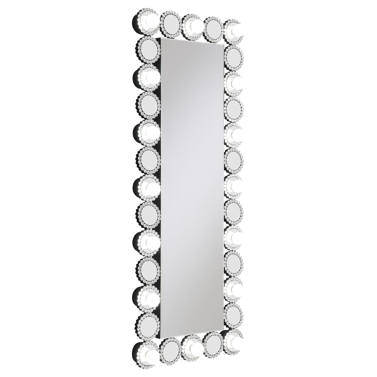 Aghes Mirror Rectangular Wall Mirror with LED Lighting from Coaster - Luna Furniture
