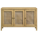 Amaryllis Rectangular 3-door Accent Cabinet Natural - 953556 - Luna Furniture