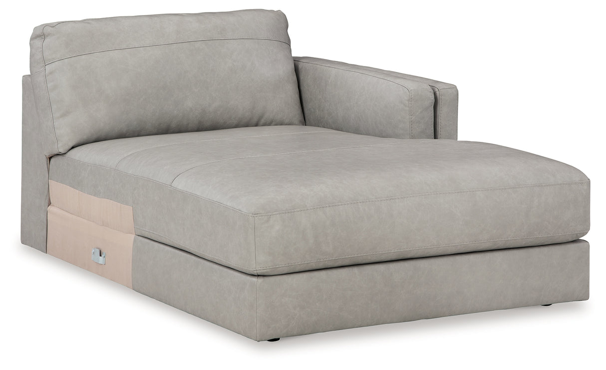 Amiata Glacier Right-Arm Facing Corner Chaise from Ashley - Luna Furniture