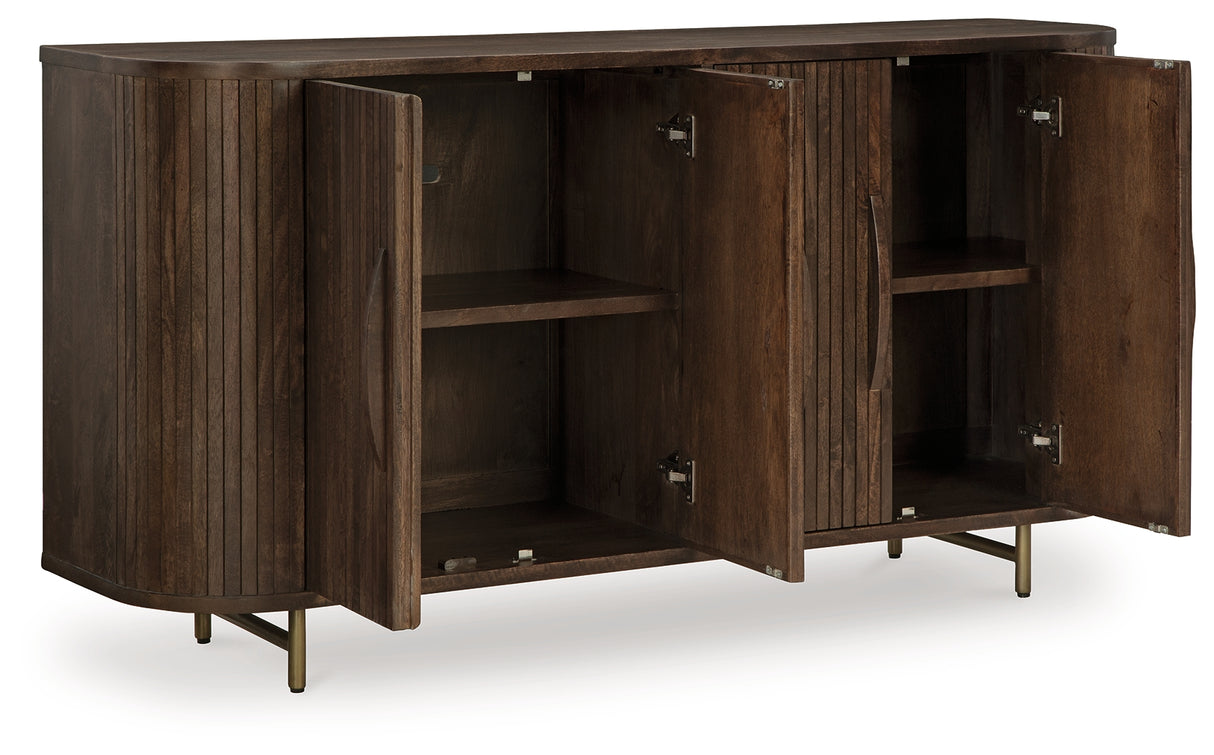 Amickly Dark Brown Accent Cabinet from Ashley - Luna Furniture