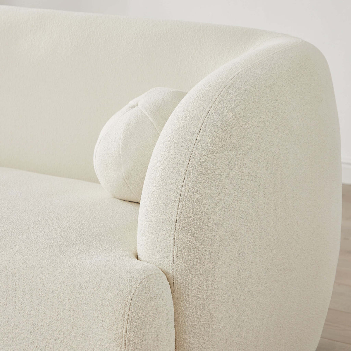 Quinn Cream Boucle Sofa from Ashcroft Furniture - Luna Furniture