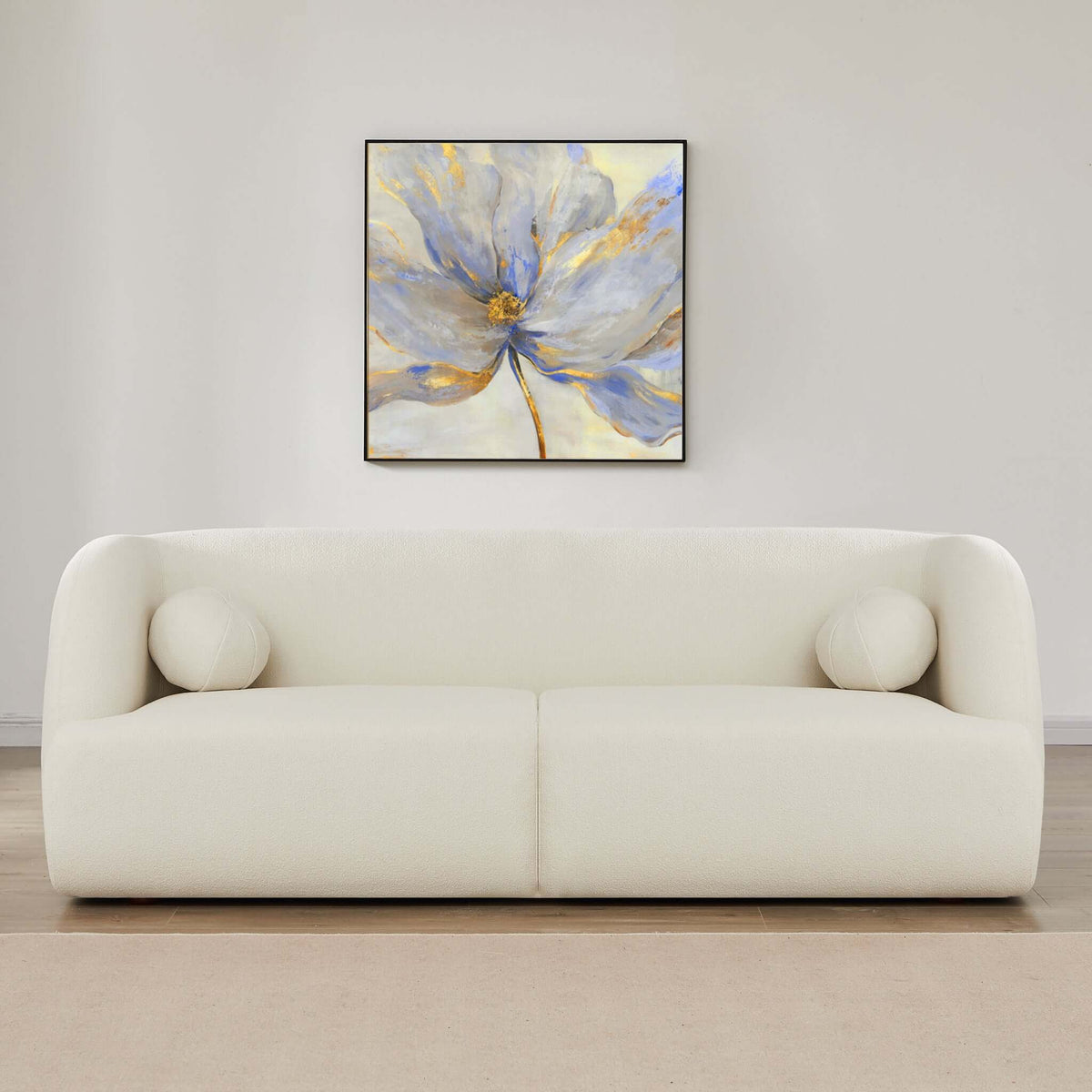Quinn Cream Boucle Sofa from Ashcroft Furniture - Luna Furniture