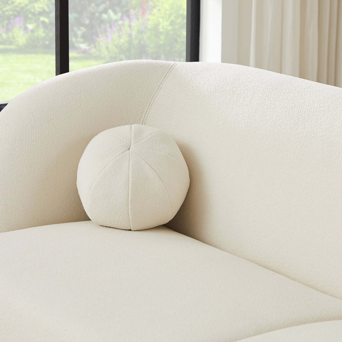 Quinn Cream Boucle Sofa from Ashcroft Furniture - Luna Furniture