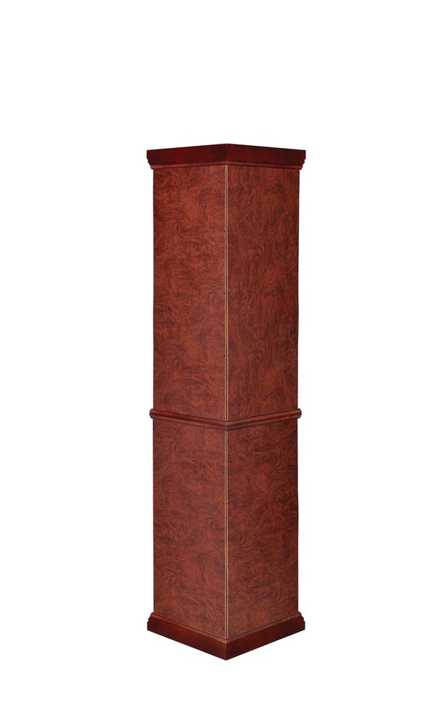 Appledale Medium Brown 6-Shelf Corner Curio Cabinet from Coaster - Luna Furniture
