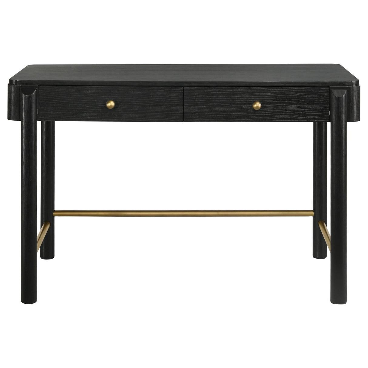Arini Black 2-Drawer Vanity Desk Makeup Table from Coaster - Luna Furniture