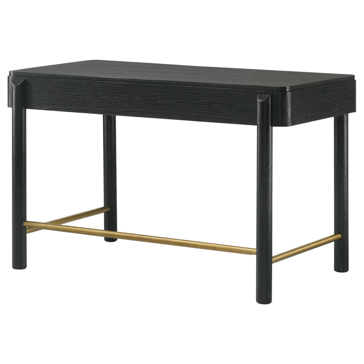 Arini Black 2-Drawer Vanity Desk Makeup Table from Coaster - Luna Furniture
