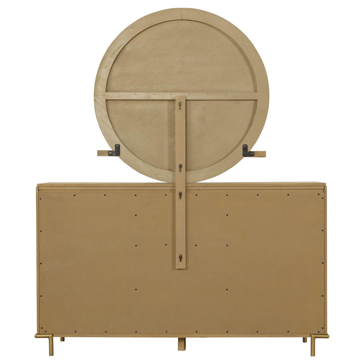 Arini Sand Wash 8-Drawer Dresser with Mirror from Coaster - Luna Furniture