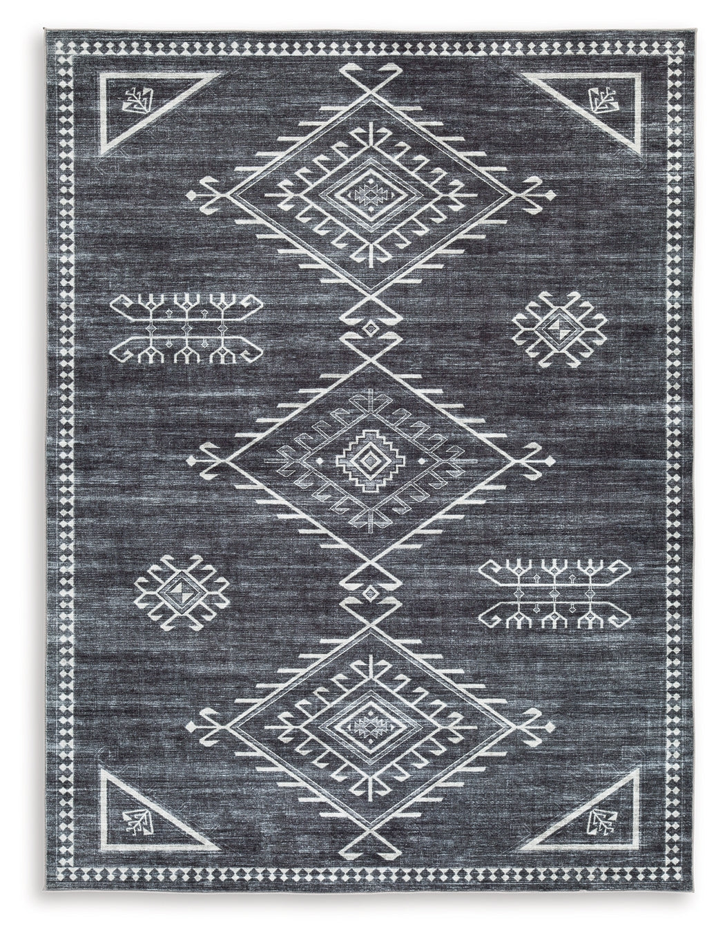 Arloman Black/Cream/Gray 5' x 7' Rug from Ashley - Luna Furniture