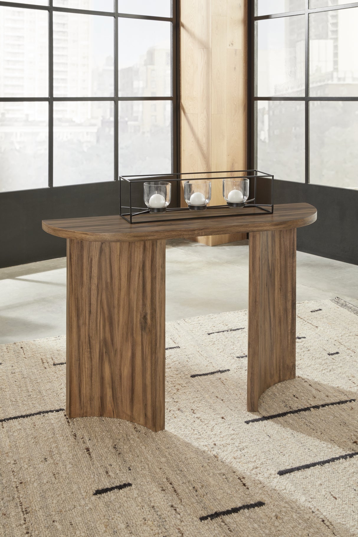 Austanny Warm Brown Sofa Table from Ashley - Luna Furniture