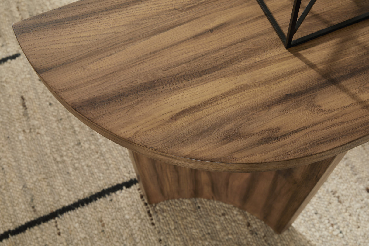 Austanny Warm Brown Sofa Table from Ashley - Luna Furniture